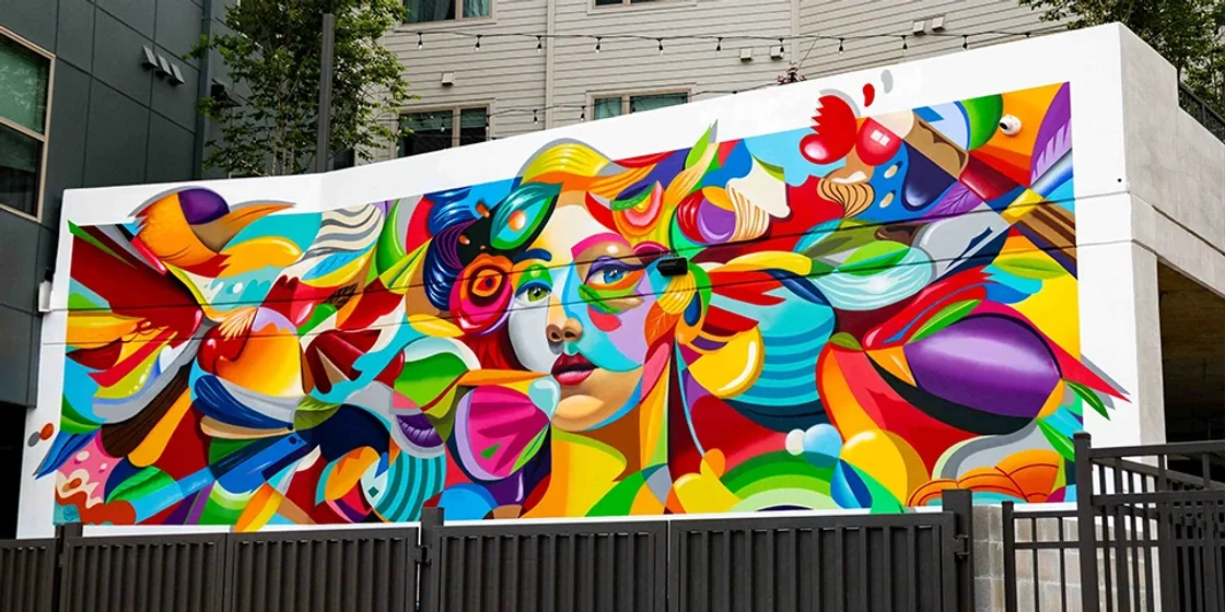 Community Connect mural artwork.