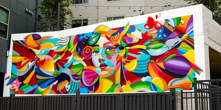 Community Connect mural