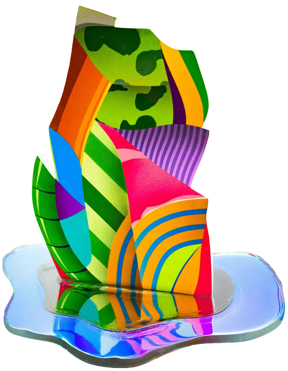 Fragmented Bloom, Sculpture by DUAL
