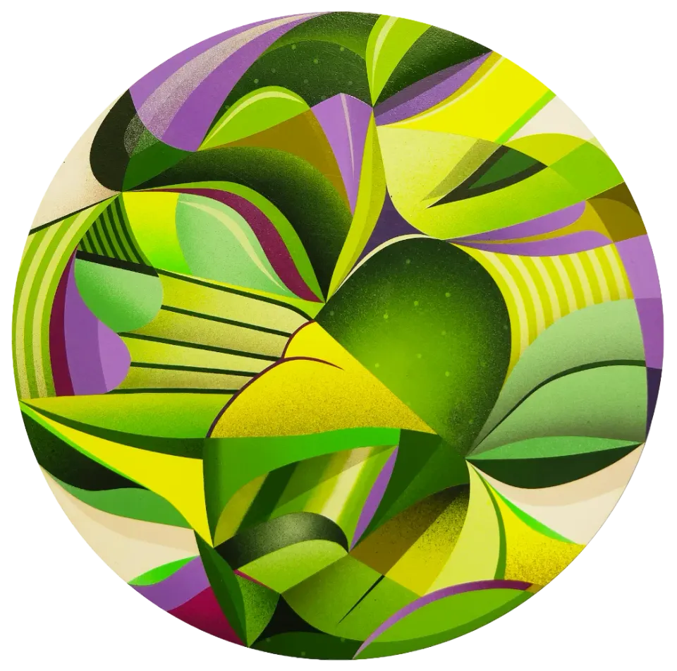 Circular painting